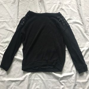 Black Studded Sweater